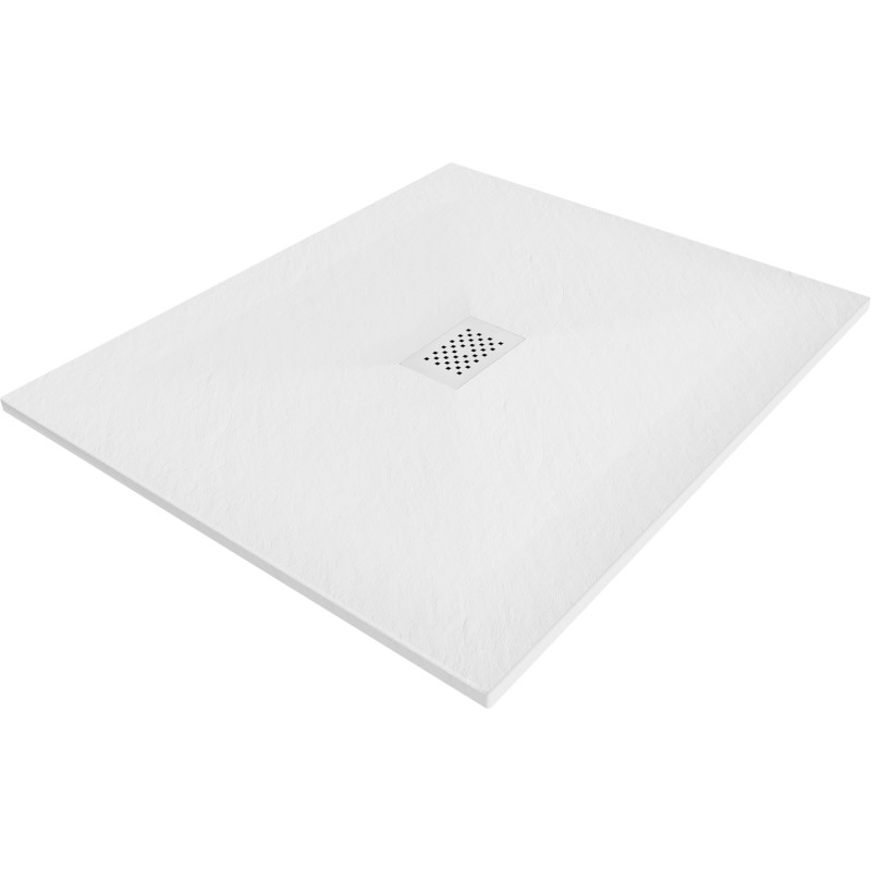 Mexen Hugo rectangular SMC shower tray 140 x 100 cm, white, white cover - 42101014-W