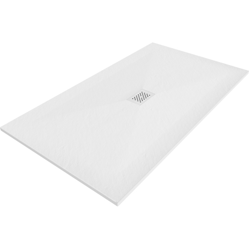 Mexen Hugo rectangular SMC shower tray 150 x 100 cm, white, white cover - 42101015-W