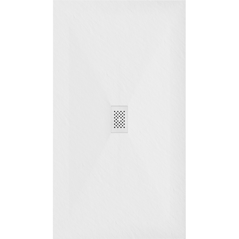 Mexen Hugo rectangular SMC shower tray 160 x 100 cm, white, white cover - 42101016-W