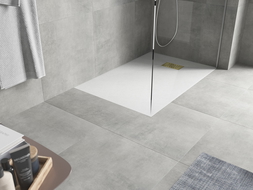 Mexen Hugo SMC Rectangular Shower Tray 120 x 70 cm, White, Gold Cover - 42107012-G