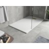 Mexen Hugo rectangular SMC shower tray 140 x 70 cm, white, gold cover - 42107014-G