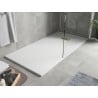 Mexen Hugo rectangular SMC shower tray 170 x 80 cm, white, gold cover - 42108017-G
