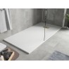Mexen Hugo rectangular SMC shower tray 180 x 80 cm, white, gold cover - 42108018-G