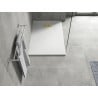 Mexen Hugo rectangular shower tray SMC 100 x 90 cm, white, gold cover - 42109010-G