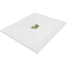Mexen Hugo rectangular shower tray SMC 120 x 100 cm, white, gold cover - 42101012-G