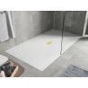 Mexen Hugo SMC rectangular shower tray 180 x 100 cm, white, gold cover - 42101018-G