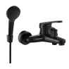 Mexen Erica R05 bathtub faucet with shower set, black - 74643R05-70