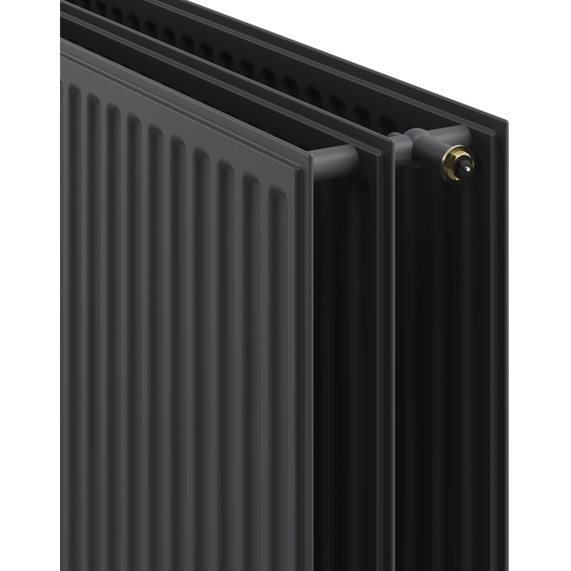 Mexen CVH30 Hygiene Panel Radiator 900 x 800 mm, Bottom Connection, 1651 W, Anthracite - W630H-090-080-66