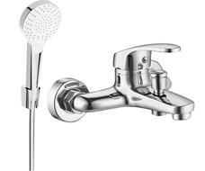 Mexen Erica R72 bathtub mixer tap with shower head, Chrome - 74643R72-00