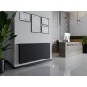 Mexen CVHF20 Hygiene Flat Panel Radiator 400 x 900 mm, Lower Connection, 647 W, Anthracite - W620HF-040-090-66