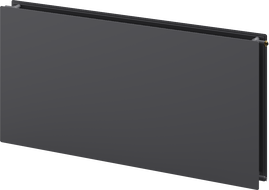 Mexen CVHF20 Hygiene Flat Panel Heater 400 x 2000 mm, bottom connection, 1438 W, anthracite - W620HF-040-200-66