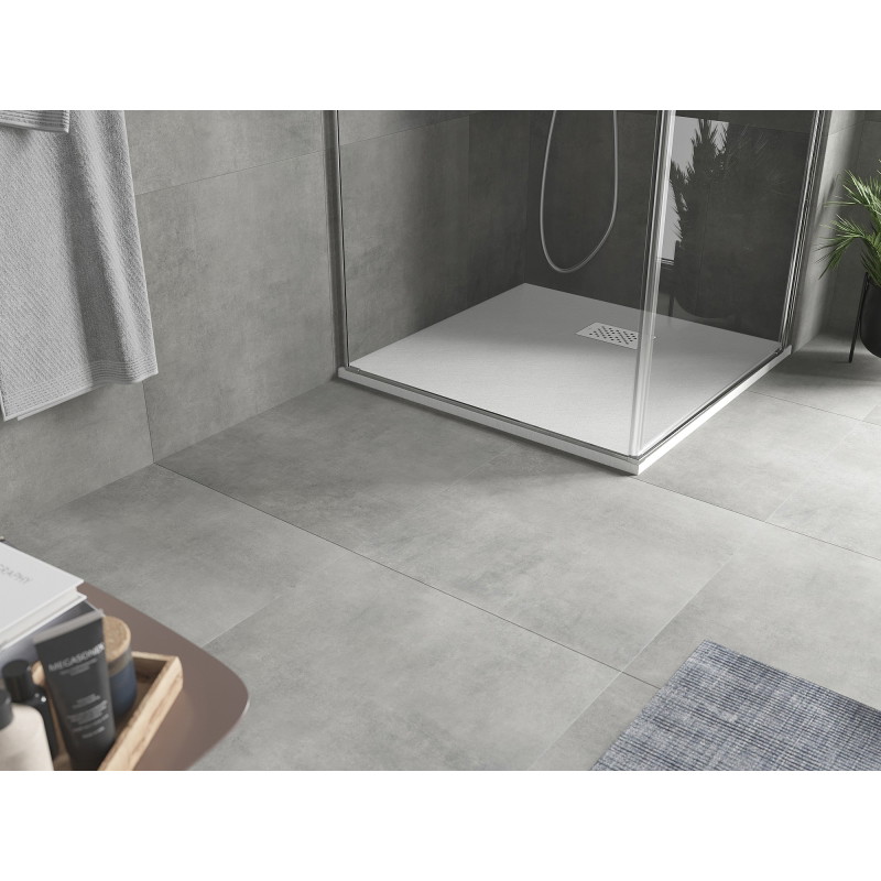 Mexen Hugo square SMC shower tray 70 x 70 cm, white, white cover - 42107070-W