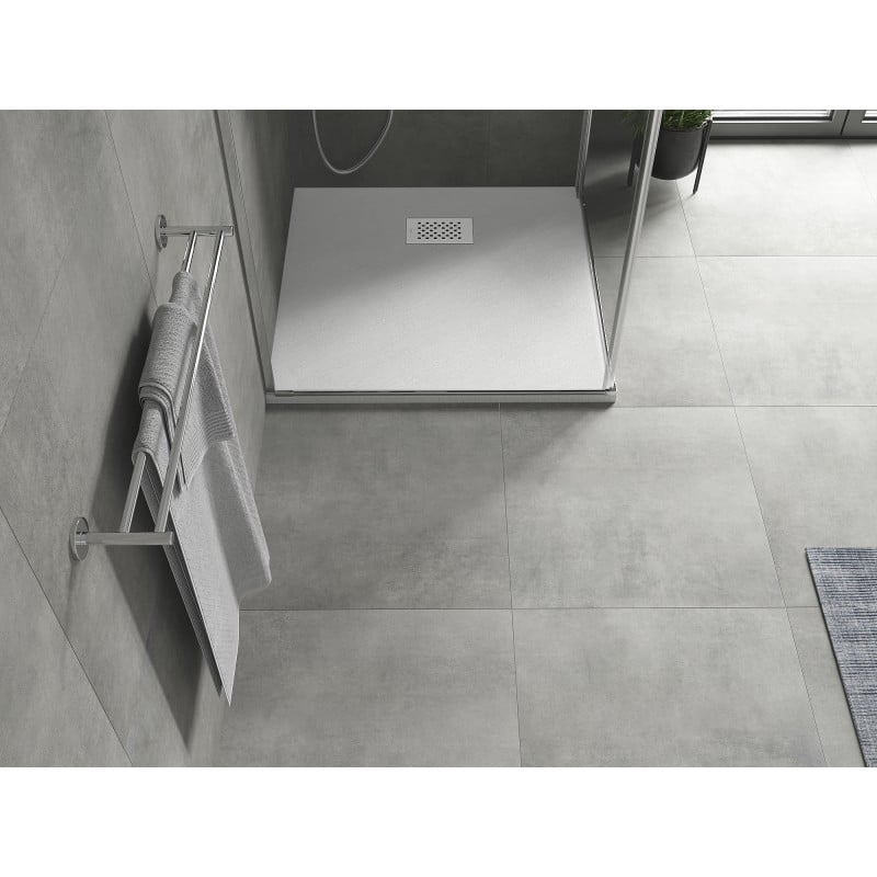 Mexen Hugo SMC Square Shower Tray 80 x 80 cm, White, White Cover - 42108080-W