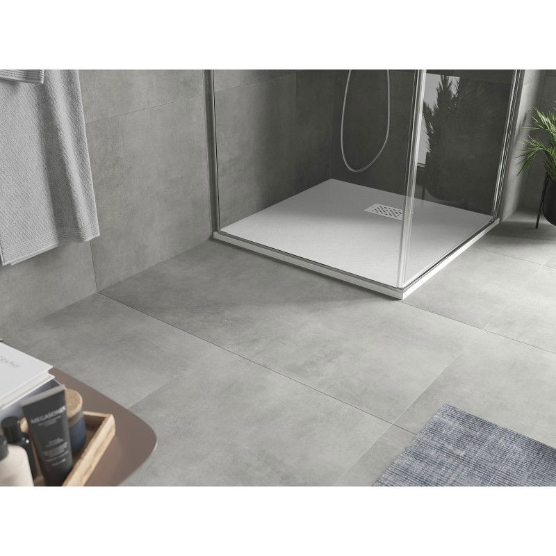 Mexen Hugo SMC Square Shower Tray 80 x 80 cm, White, White Cover - 42108080-W