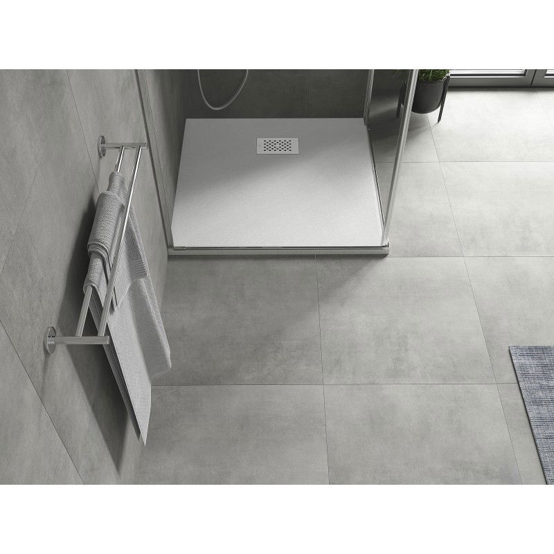 Mexen Hugo square shower tray SMC 90 x 90 cm, white, white cover - 42109090-W