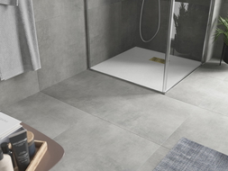 Mexen Hugo Square Shower Tray SMC 70 x 70 cm, White, Gold Cover - 42107070-G