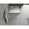 Mexen Hugo Square Shower Tray SMC 90 x 90 cm, White, Golden Drain Cover - 42109090-G