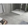 Mexen Hugo square shower tray SMC 90 x 90 cm, white, gold cover - 42109090-G