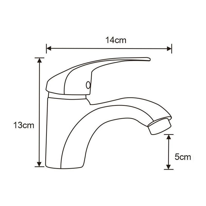 Mexen Fabia DF05 bath set, black - 746503DF05-70