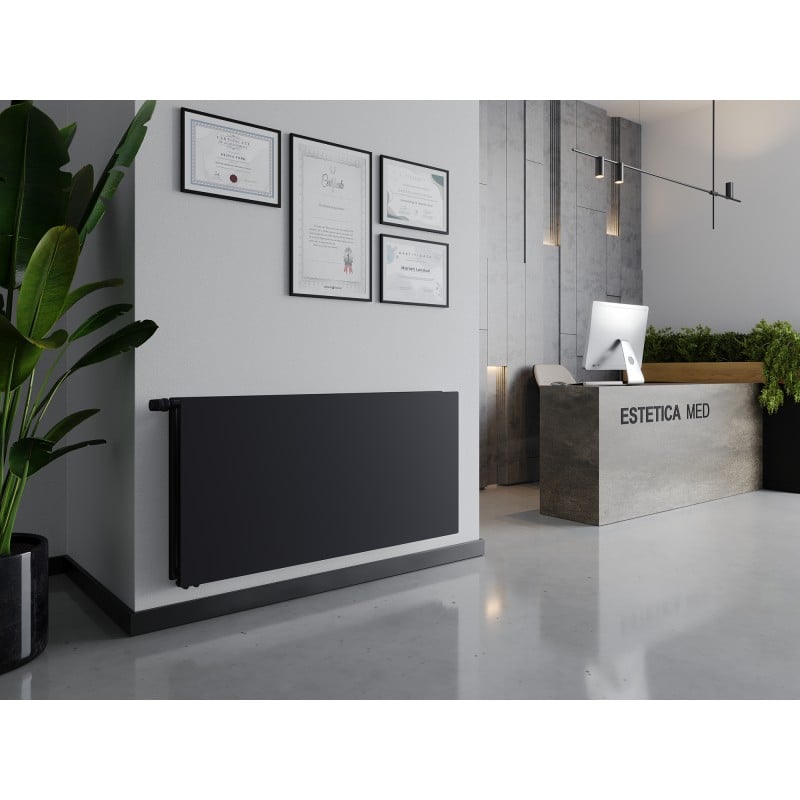Mexen CVHF20 Hygiene Flat panel radiator 600 x 600 mm, bottom connection, 602 W, anthracite - W620HF-060-060-66