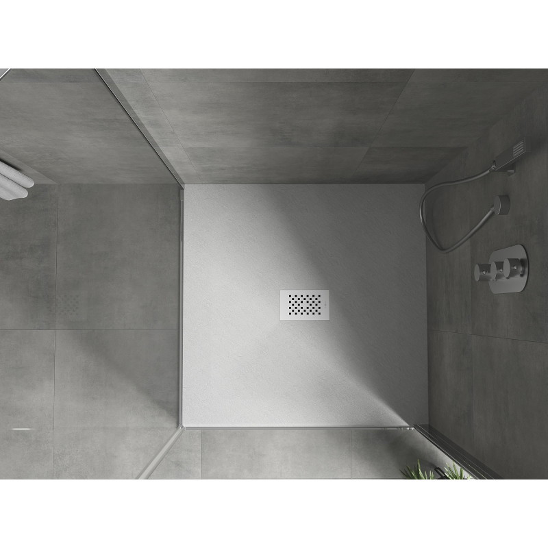 Mexen Hugo SMC square shower tray 100 x 100 cm, white, white cover - 42101010-W