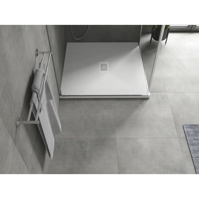 Mexen Hugo SMC square shower tray 100 x 100 cm, white, white cover - 42101010-W