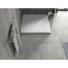 Mexen Hugo SMC square shower tray 100 x 100 cm, white, white cover - 42101010-W