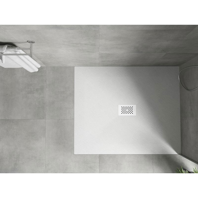 Mexen Hugo rectangular shower tray SMC 120 x 100 cm, white, white cover - 42101012-W