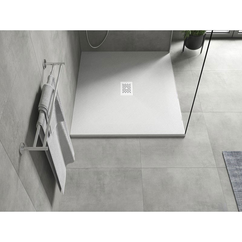 Mexen Hugo rectangular shower tray SMC 120 x 100 cm, white, white cover - 42101012-W