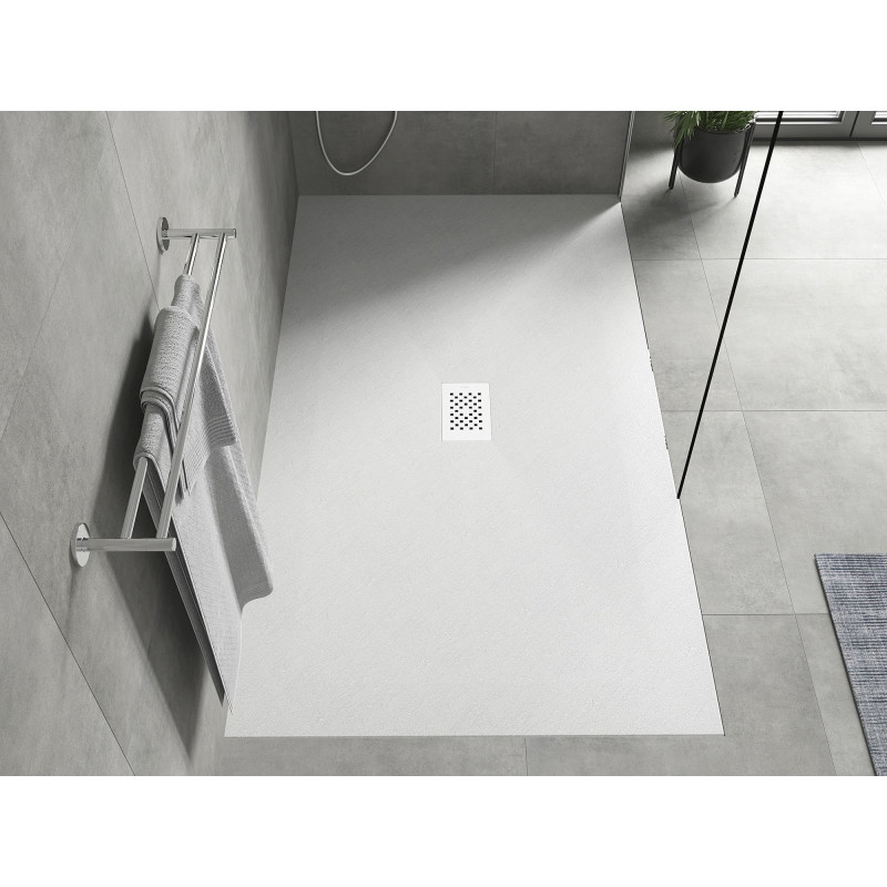 Mexen Hugo rectangular SMC shower tray 150 x 100 cm, white, white cover - 42101015-W