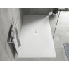 Mexen Hugo rectangular SMC shower tray 160 x 100 cm, white, white cover - 42101016-W