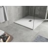 Mexen Hugo rectangular SMC shower tray 110 x 100 cm, white, inox cover - 42101011-X
