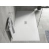 Mexen Hugo rectangular SMC shower tray 150 x 100 cm, white, inox cover - 42101015-X