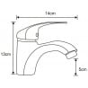 Mexen Fabia DB05 bath set, chrome - 746503DB05-00