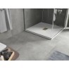 Mexen Hugo square shower tray SMC 100 x 100 cm, white, golden cover - 42101010-G