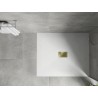 Mexen Hugo rectangular shower tray SMC 110 x 100 cm, white, golden cover - 42101011-G
