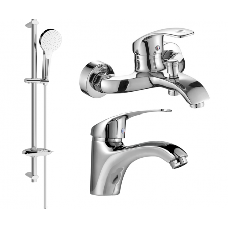 Mexen Fabia DB05 bathtub set, Chrome - 746503DB05-00