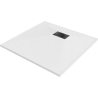 Mexen Hugo Square Shower Tray SMC 70 x 70 cm, White, Black Cover - 42107070-B