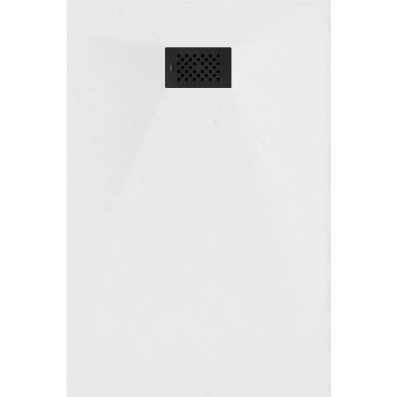 Mexen Hugo rectangular shower tray SMC 80 x 70 cm, white, black cover - 42107080-B