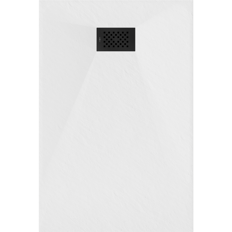 Mexen Hugo Rectangular Shower Tray SMC 110 x 70 cm, White, Black Cover - 42107011-B
