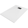 Mexen Hugo rectangular SMC shower tray 130 x 70 cm, white, black cover - 42107013-B