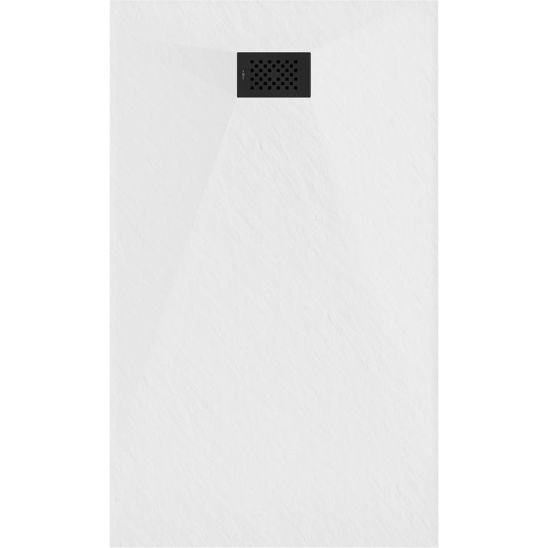 Mexen Hugo rectangular shower tray SMC 160 x 70 cm, white, black cover - 42107016-B
