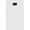 Mexen Hugo rectangular shower tray SMC 140 x 80 cm, white, black cover - 42108014-B