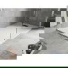 Mexen Hugo rectangular shower tray SMC 160 x 80 cm, white, black cover - 42108016-B