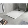 Mexen Hugo rectangular SMC shower tray 150 x 80 cm, white, black cover - 42108015-B