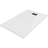 Mexen Hugo rectangular SMC shower tray 160 x 80 cm, white, black cover - 42108016-B