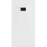 Mexen Hugo rectangular SMC shower tray 170 x 80 cm, white, black cover - 42108017-B