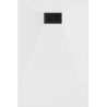 Mexen Hugo rectangular SMC shower tray 100 x 90 cm, white, black cover - 42109010-B