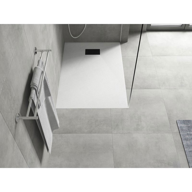 Mexen Hugo 120 x 90 cm Rectangular SMC Shower Tray, White, Black Cover - 42109012-B
