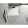 Mexen Hugo rectangular SMC shower tray 100 x 90 cm, white, black cover - 42109010-B